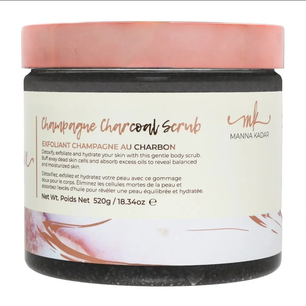 🌸 NEW Manna Kadar Champagne Charcoal Scrub 🌸